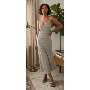 Sienna Sky Dress Women's Size Sm Black/off White Casual Sleeveless Front Buttons